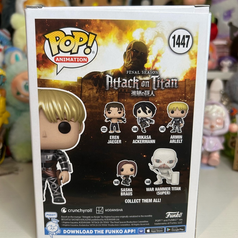 Funko Pop! Attack on Titan: Armin Arlelt - Picture 3 of 4